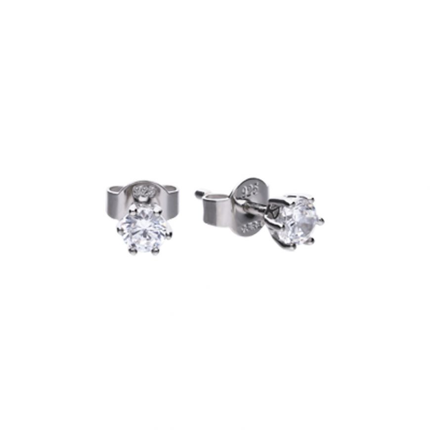 Diamonfire Solitaire 0.50cts Claw Set Stud Earrings