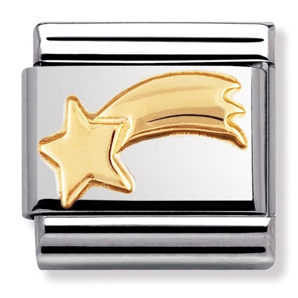 Nomination Yellow Gold Shooting Star Charm