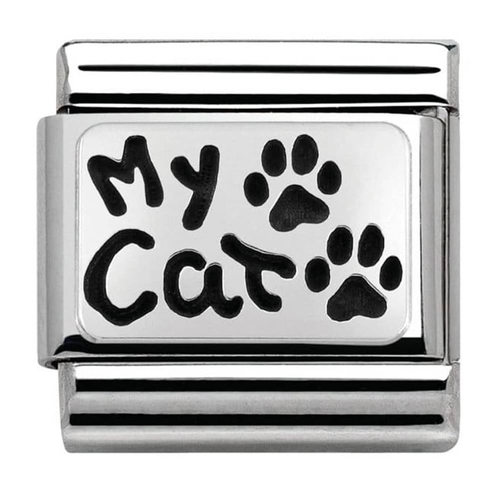 Nomination Silver My Cat Charm