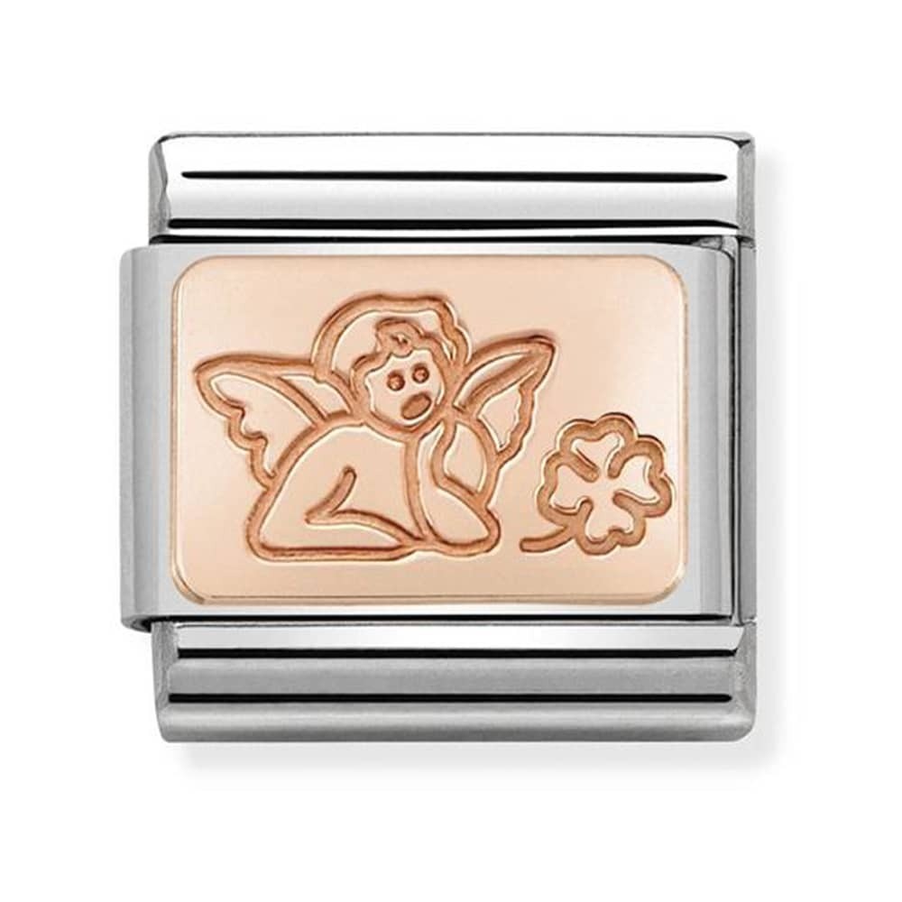 Nomination Rose Gold Angel of Luck Charm