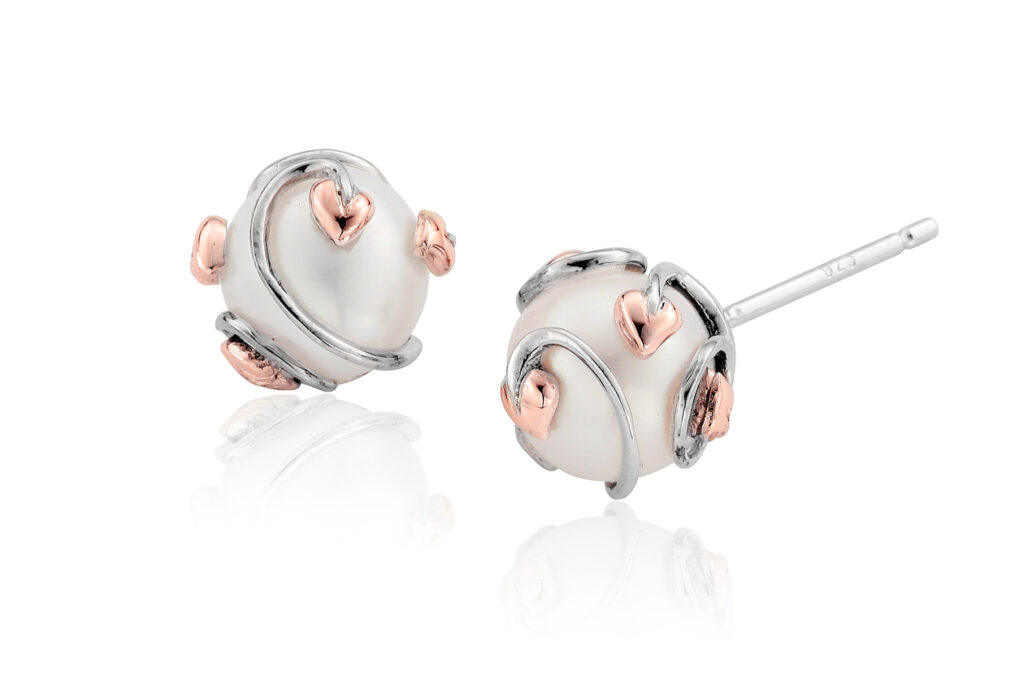 Clogau Caged Pearl Earrings