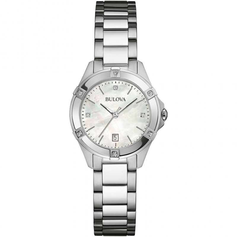 Bulova Ladies Silver Stainless Steel Bracelet Watch