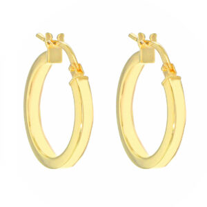 9ct Yellow Gold Creole Earrings