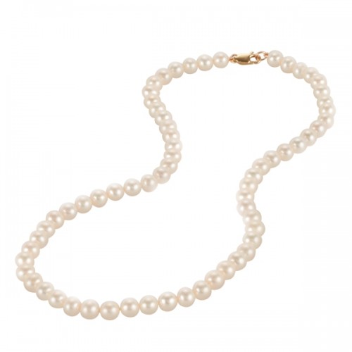 9ct Yellow Gold Freshwater Pearl Necklace