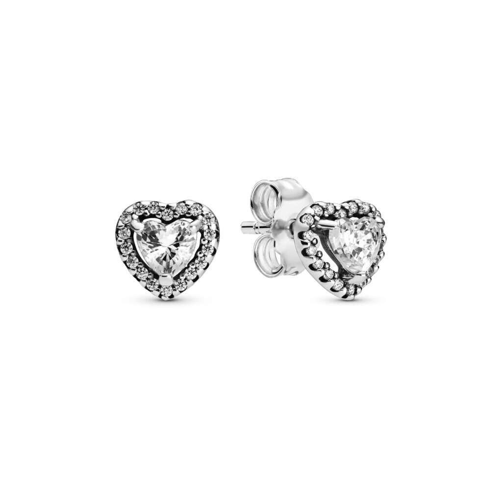 PANDORA TIMELESS Elevated Heart Stud Earrings – 298427C01