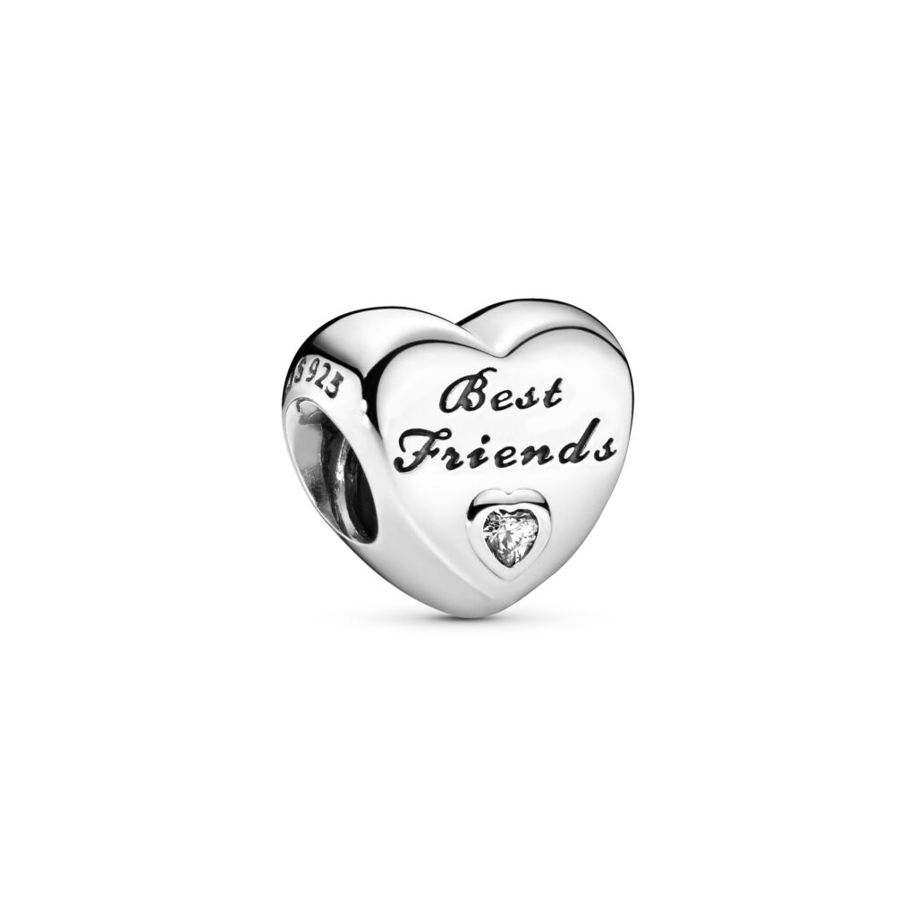 PANDORA PEOPLE Friendship Heart Charm – 791727CZ