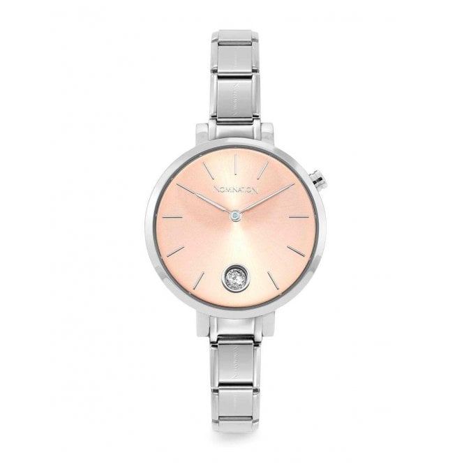 Classic Time Paris Rose Sunray & CZ Dial Watch – 076033/027