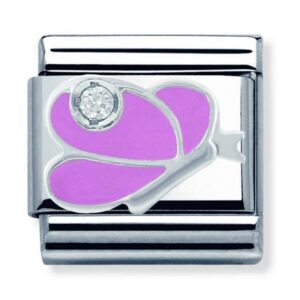 Silvershine Pink Butterfly Charm Stanley Hunt Jewellers - 330305/07