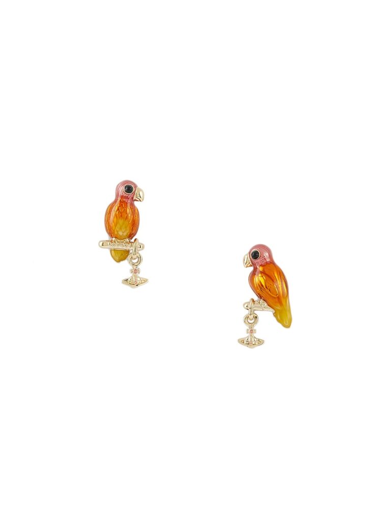 Vivienne Westwood Gold Alicia Parrot Earrings – 62010259-02R360-CN