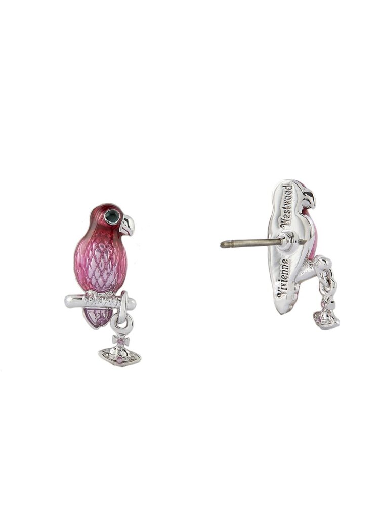 Vivienne Westwood Silver Alicia Parrot Earrings – 62010259-02W327-CN