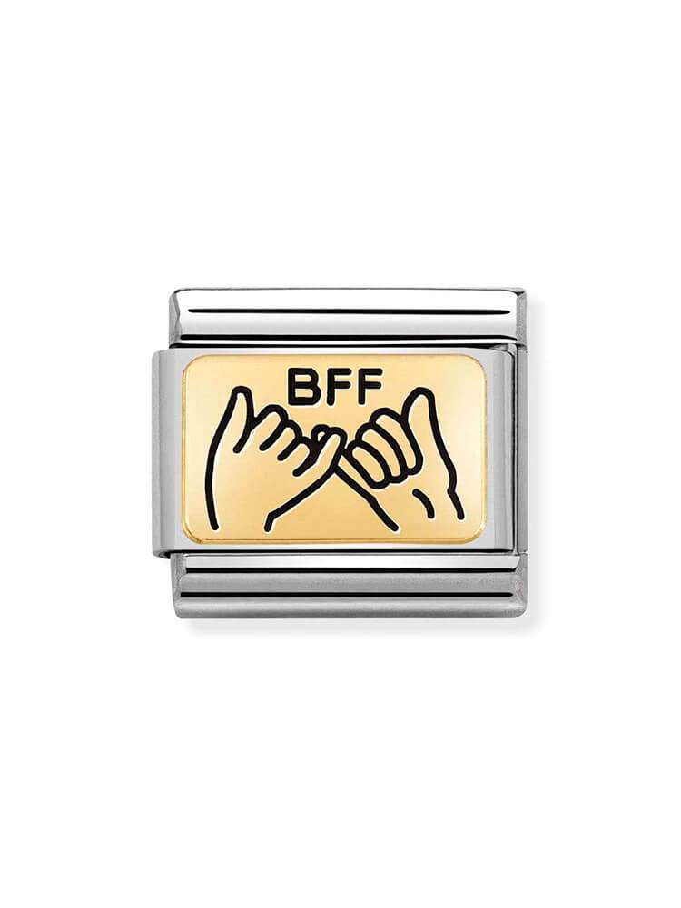 Nomination Yellow Gold BFF Pinky Promise Charm – 030166/04