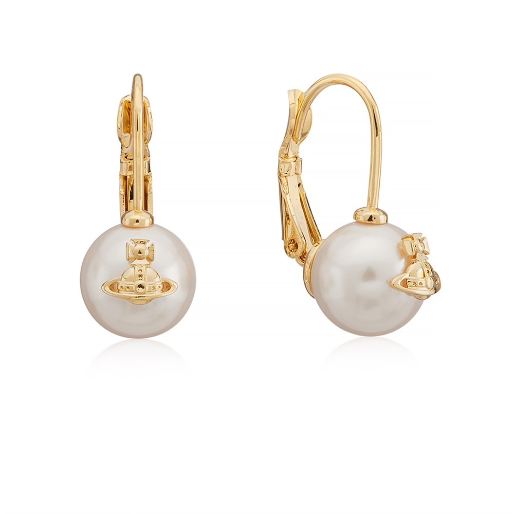 Vivienne Westwood Gold Rosaline Pear Drop Earrings – 62020126-02R107-CN
