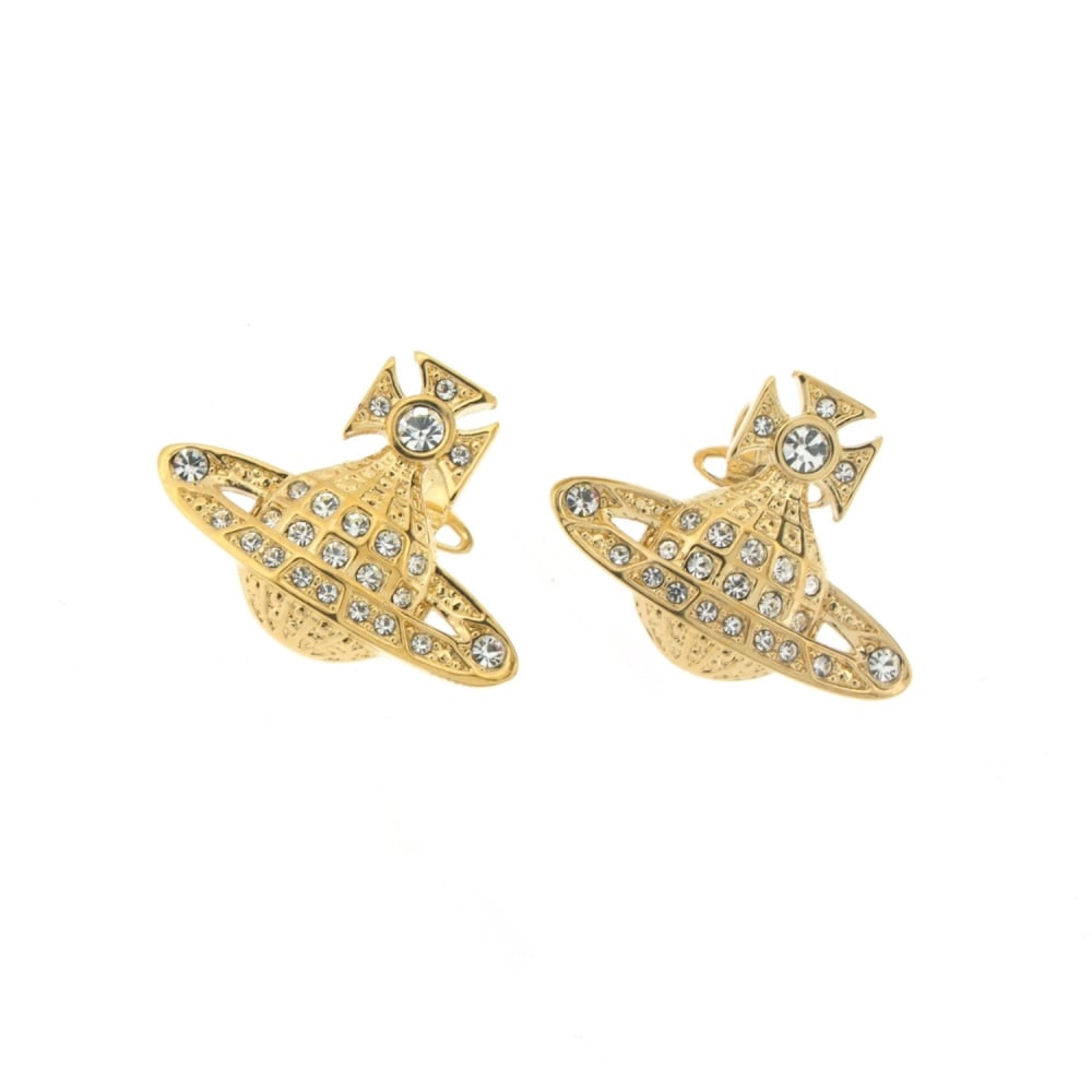 Vivienne Westwood Minnie Bas Relief Gold Earrings – 62010067-R108-CN