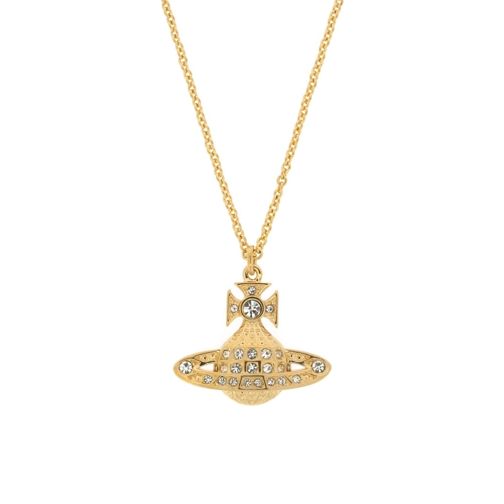 Vivienne Westwood Minnie Bas Relief Gold Plated Pendant – 63020090-R108-CN