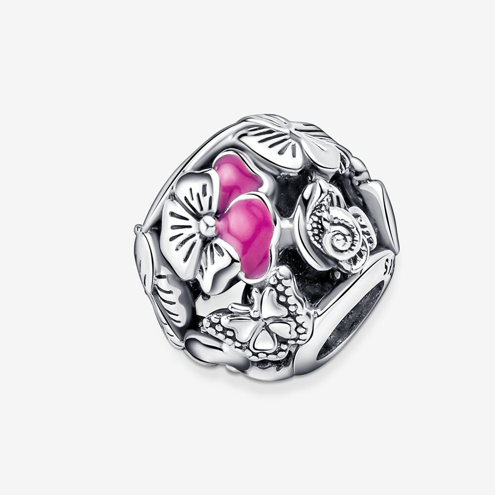 Pansy Flower Friends Charm – 790759C01