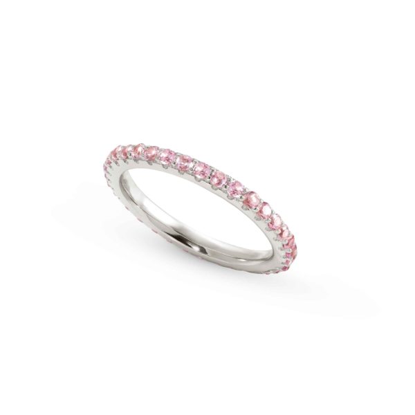 Nomination LOVELIGHT ring in 925 silver and cubic zirconia (017_PINK Fin, Silver-006_Size 15) – 149700/017/006