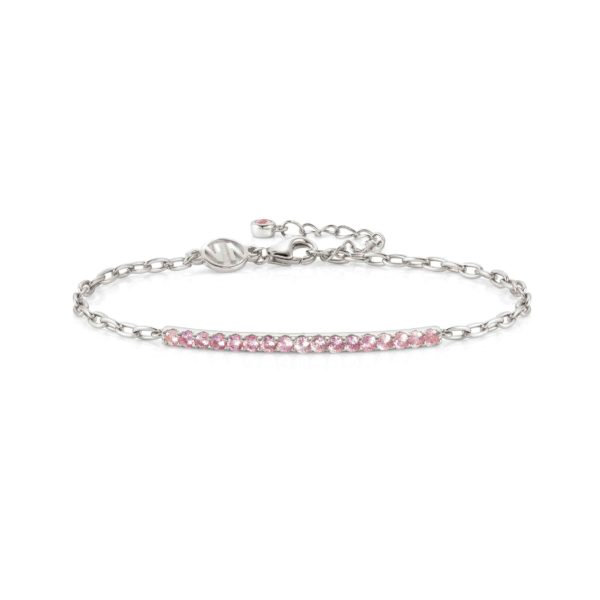 Nomination LOVELIGHT bracelet in 925 silver and cubic zirconia (017_PINK Fin, Silver)-149703/017
