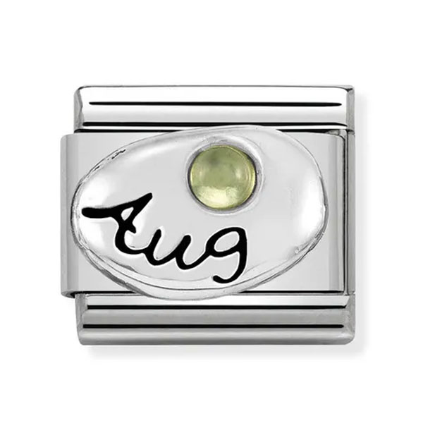 Nomination Classic Silver August Birthstone Charm – 330505/08