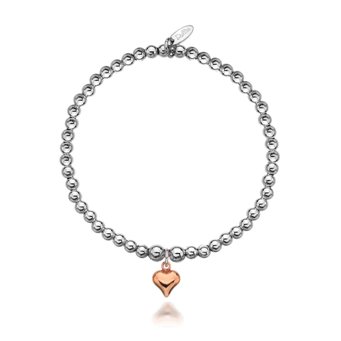 Dollie Jewellery Gigi Rose Heart Bracelet – B0114