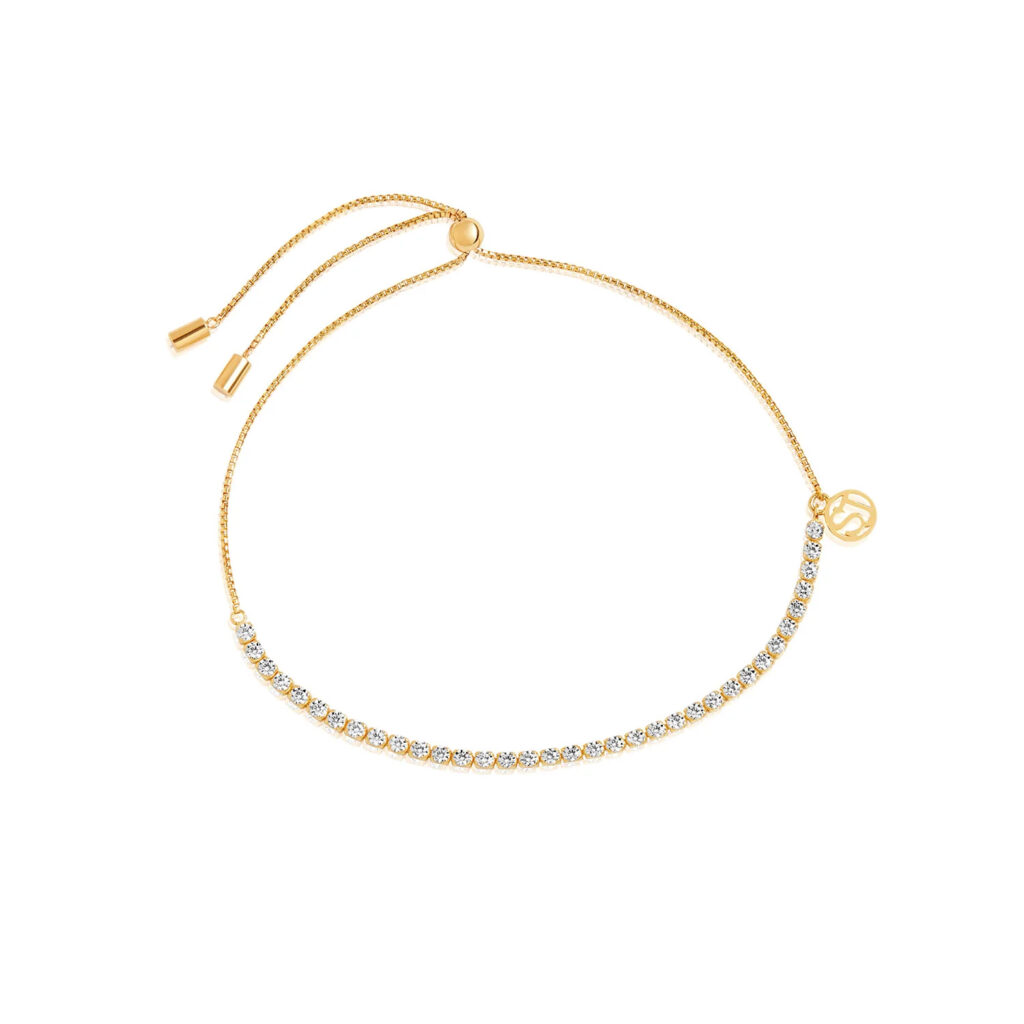 Sif Jakobs Gold Plated Ellera Tennis Bracelet