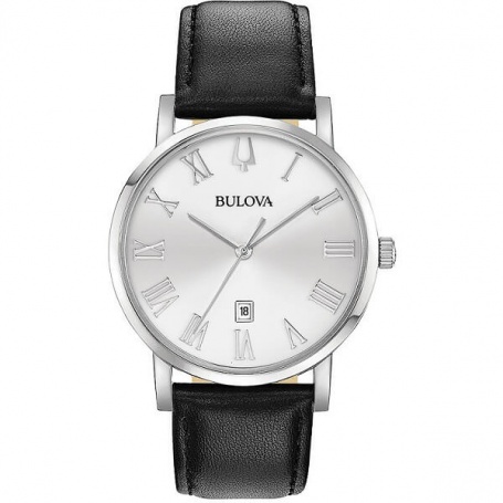 Bulova Classic Leather Strap Men’s Watch