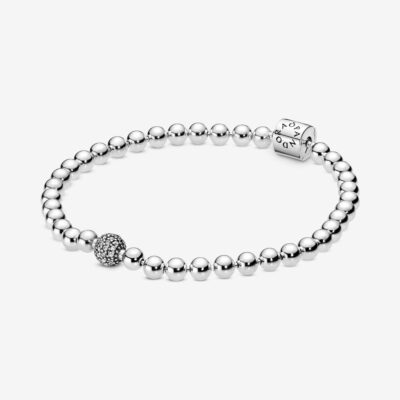 Pandora Beads & Pave Bracelet - 598342CZ-17
