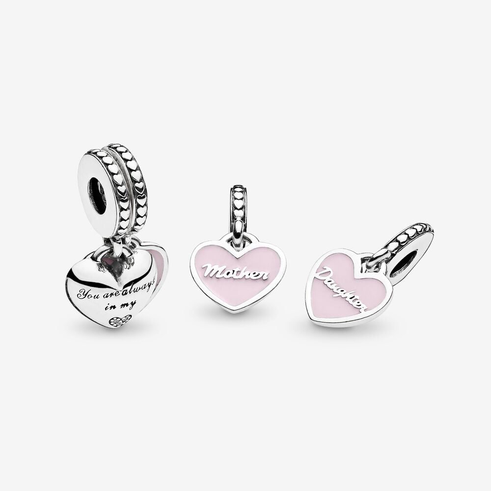 Mother & Daughter Hearts Charm / Fits Pandora Bracelet / Family / Love  Charms / ALE / S925 Sterling Silver / Fully Stamped - Etsy | Mother daughter  heart, Dangle charms, Pandora bracelet charms