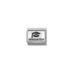 Composable Classic Graduation Link in Silver and Enamel - 330109 02