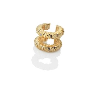 Golden Edit Believe Double Ear Cuff - DE669