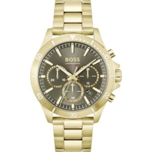Gents Troper Light Yellow Gold IP Bracelet Watch - 1514059