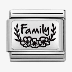 Classic Composable Plates Family with Flowers Charm - 330111/33