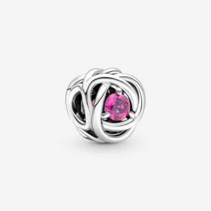 October Birthstone Eternity Circle Charm - 790065C05