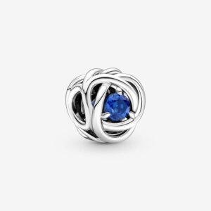 September Birthstone Eternity Circle Charm - 790065C07