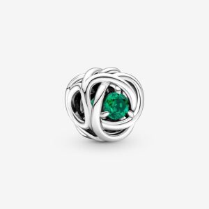 May Birthstone Eternity Circle Charm - 790065C08