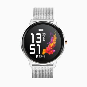 Flex Smart Watch | Silver Case & Mesh Strap - 40526