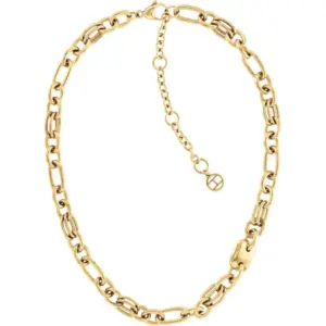 Tommy Hilfiger Ladies Gold Plated Link Chain Necklace - 2780784