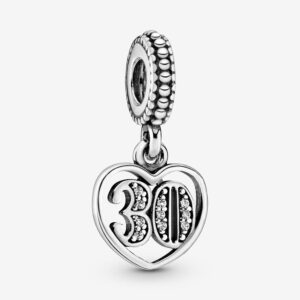 30th Celebration Dangle Charm - 791287CZ