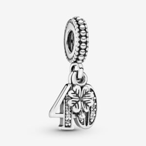 40th Celebration Dangle Charm - 791288CZ
