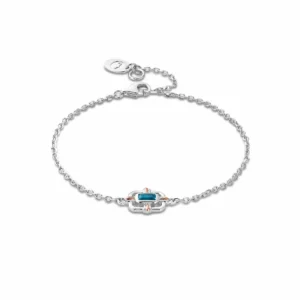 Enchanted Gateways Silver and Swiss Blue Topaz Bracelet - 3SEGW0732