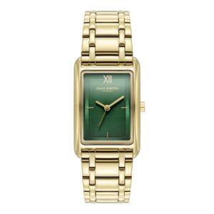 Grove Forrest Green and Gold-Plated Bracelet Watch- 24000195