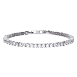 CZ Claw Set Tennis Bracelet - B5091