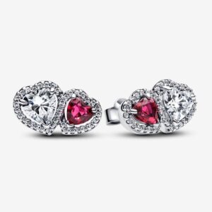 Halo Hearts Stud Earrings - 293633C01