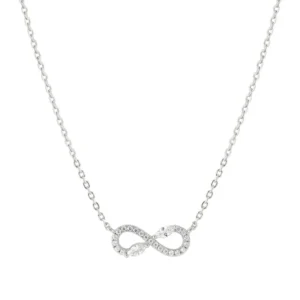 Shine me up necklace, infinity symbol with CZ - 241902/010