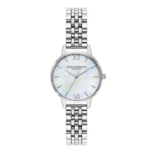 Classic 30mm White & Silver Bracelet Watch - 24000168
