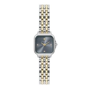 Classic 20mm Mini Grosvenor Chalk Blue & Two Tone Bracelet Watch - 24000258