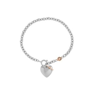 Classic Knot Heart Silver Bracelet - 24100035
