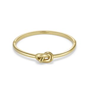 Classic Lover's Knot Gold Plated Bangle - 24100223