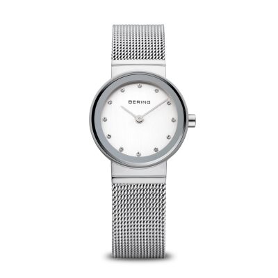 Ladies Polished Silver Watch - 10122-000