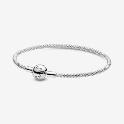 Pandora Moments Mesh Bracelet Sterling Silver- 596543