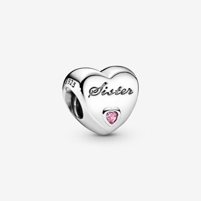 Pandora Sister Heart Charm - 791946PCZ